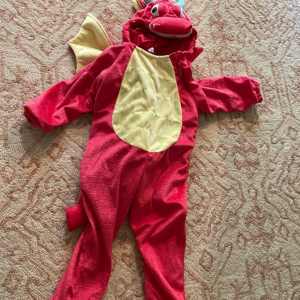Red Dragon Kids Costume